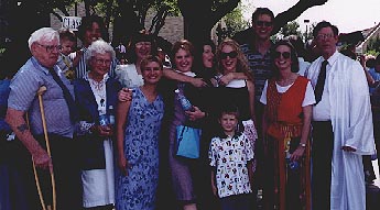 The whole clan at Breta's graduation