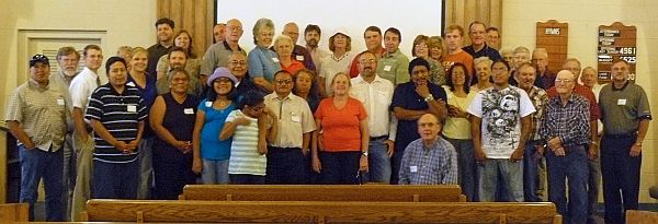 Picture of the participants in the 2010 American Indian Mission Workshop