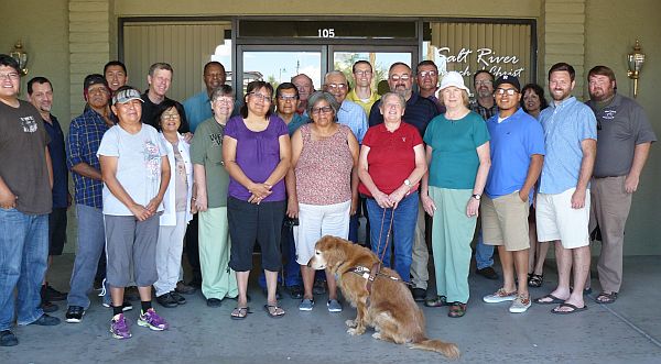 Picture of the participants in the 2016 American Indian Mission Workshop