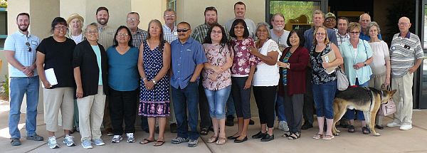Picture of the participants in the 2018 American Indian Mission Workshop